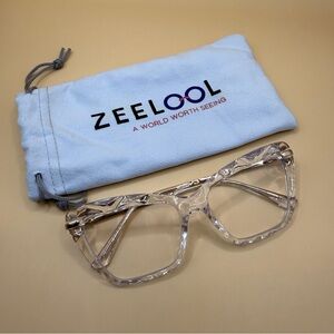Zeelool Women's Clear Glasses, No Prescription